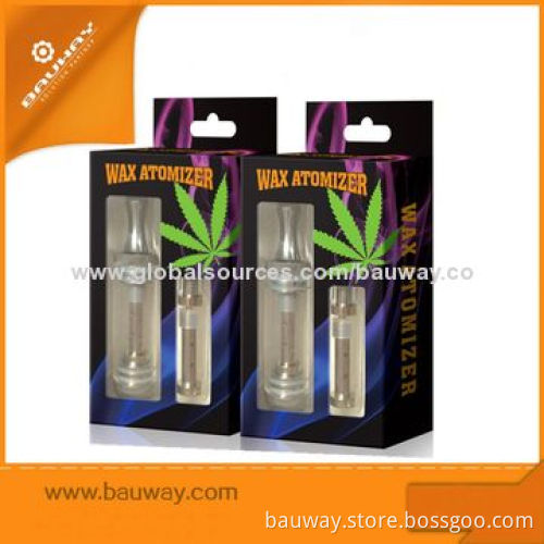 Clear Glass Tube Clearomizers with Herb/Waxy/E-liquid for eGo Series Batteries, CloudTank